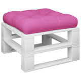 Vidaxl palletkussen 60x61,5x10 cm oxford stof roze