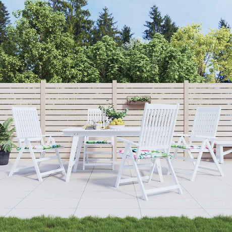 Vidaxl tuinstoelkussens 4 st 40x40x4 cm stof meerkleurig