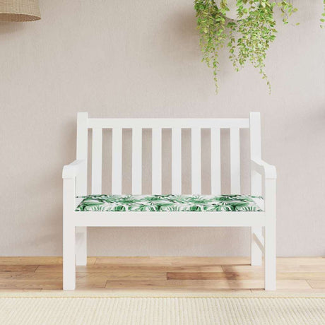 Vidaxl stoel pad blad bladpatroon 100 x 50 x 3 cm oxford stof