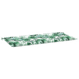 Vidaxl stoel pad blad bladpatroon 100 x 50 x 3 cm oxford stof
