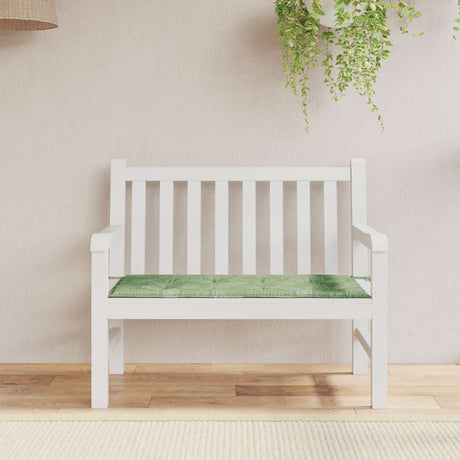 Vidaxl tuinbankkussen 100x50x4 cm oxford stof bladpatroon