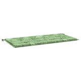 Vidaxl tuinbankkussen 120x50x4 cm oxford stof bladpatroon