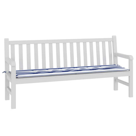 Vidaxl bankkussen gestreept zwart ruit 150 x 50 x 3 cm oxford stof