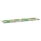 Vidaxl tuinbankkussen 200x50x4 cm stof meerkleurig