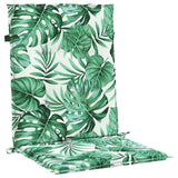 Vidaxl rugkussens blad 6 pcs bladpatroon 100 x 50 x 3 cm oxford stof