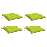 Vidaxl stoelkussens 4 st 40x40x7 cm oxford stof heldergroen