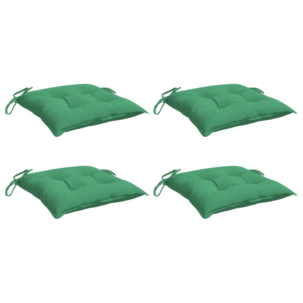 Vidaxl palletkussens 4 st 50x50x7 cm oxford stof groen