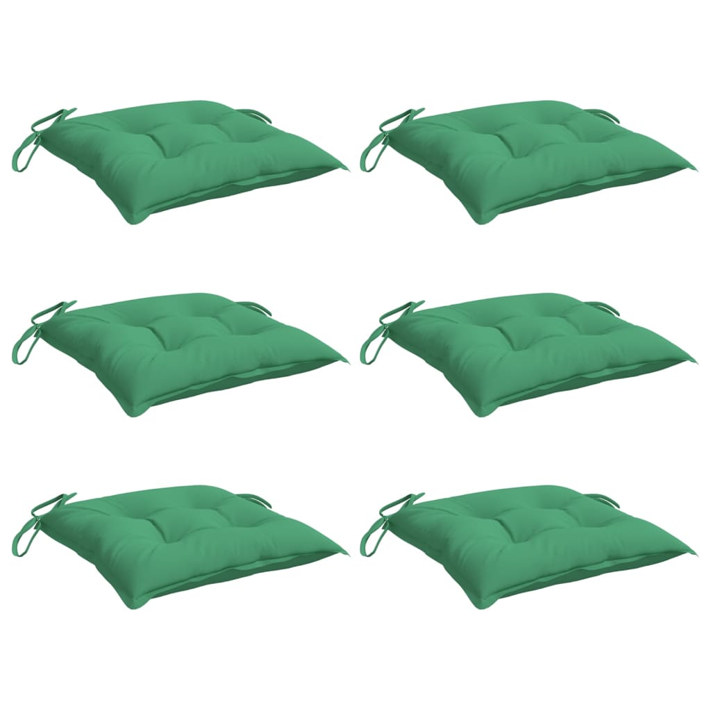 Vidaxl palletkussens 6 st 50x50x7 cm oxford stof groen