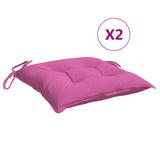 Vidaxl stoelkussens 4 st 50x50x7 cm oxford stof roze