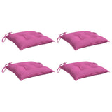 Vidaxl stoelkussens 4 st 50x50x7 cm oxford stof roze