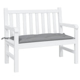 Vidaxl tuinbankkussen 100x50x7 cm oxford stof grijs