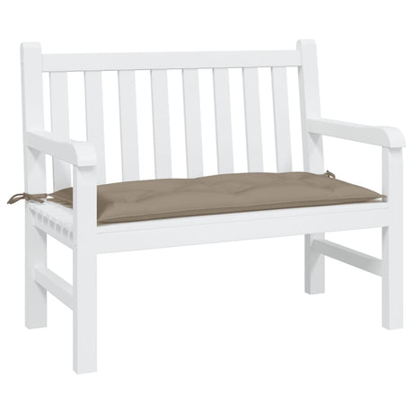 Vidaxl tuinbankkussen 100x50x7 cm oxford stof taupe