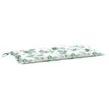 Vidaxl tuinbankkussen 100x50x7 cm oxford stof bladpatroon