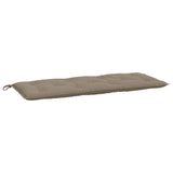 Vidaxl tuinbankkussen 120x50x7 cm oxford stof taupe