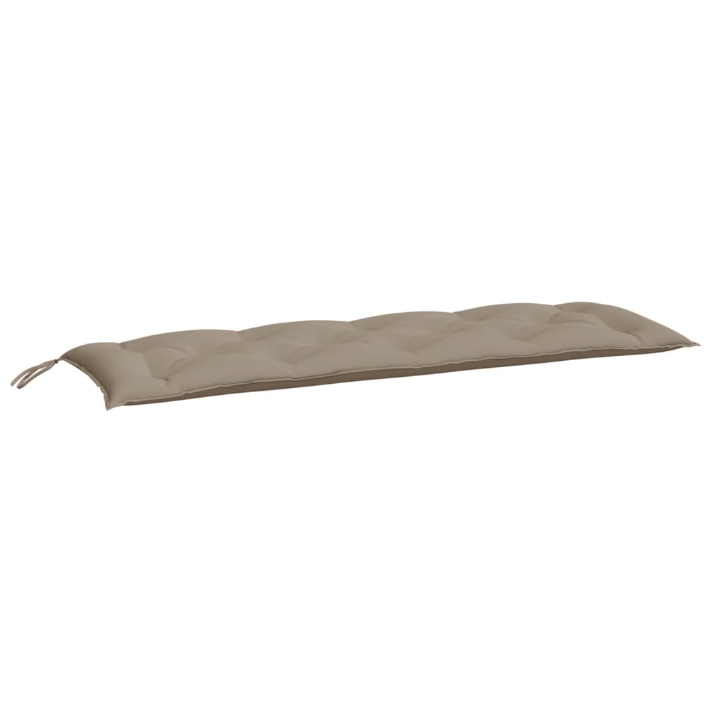 Vidaxl tuinbankkussen 150x50x7 cm oxford stof taupe