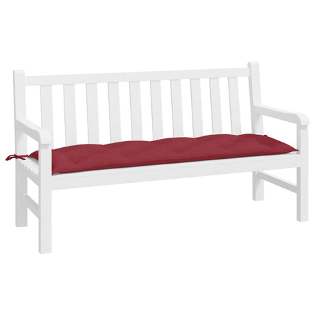 Vidaxl tuinbankkussen 150x50x7 cm oxford stof wijnrood