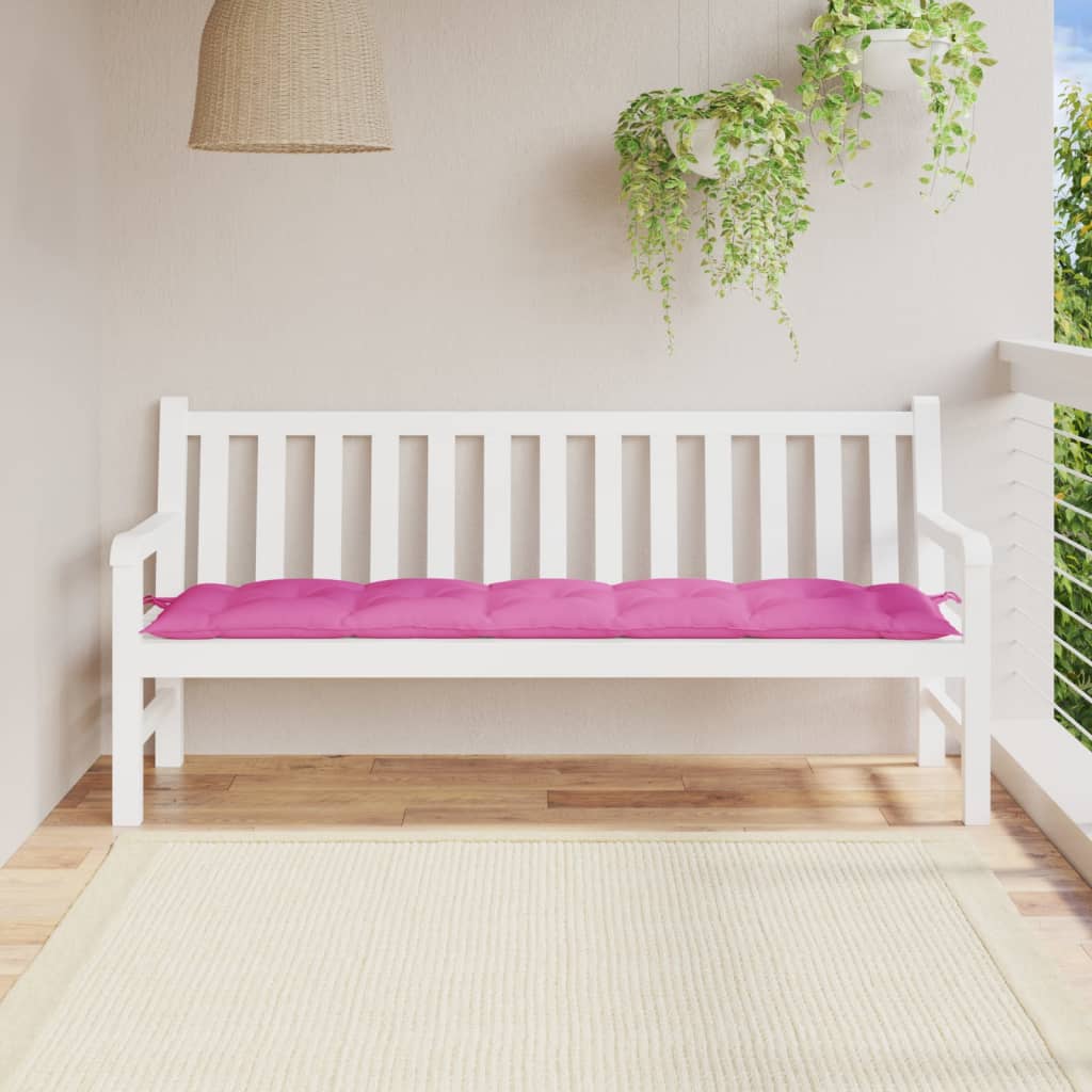 Vidaxl tuinbankkussen 180x50x7 cm oxford stof roze