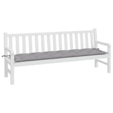 Vidaxl tuinbankkussen 200x50x7 cm oxford stof grijs