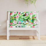 Vidaxl tuinbankkussens 2 st 100x50x7 cm stof meerkleurig
