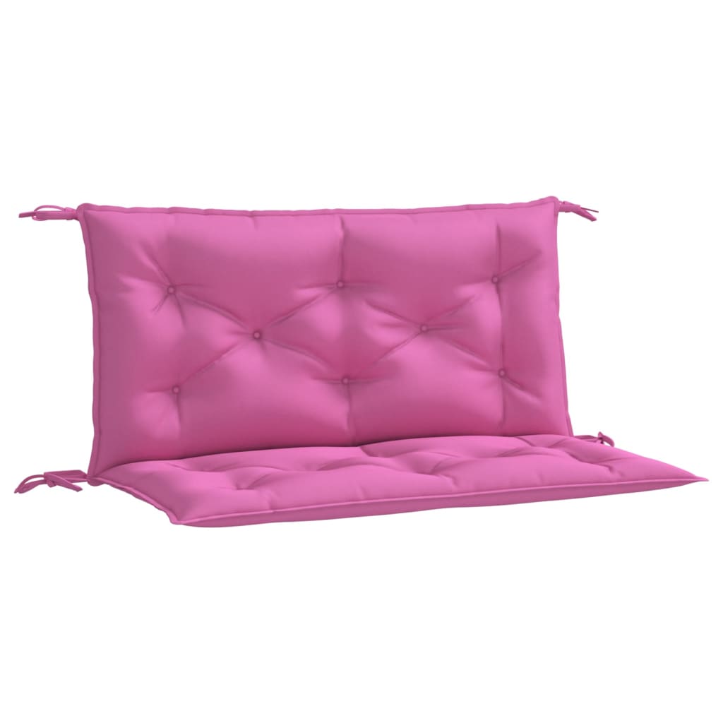 Vidaxl tuinbankkussens 2 st 100x50x7 cm stof roze