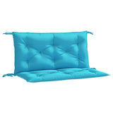 Vidaxl tuinbankkussens 2 st 100x50x7 cm stof turquoise