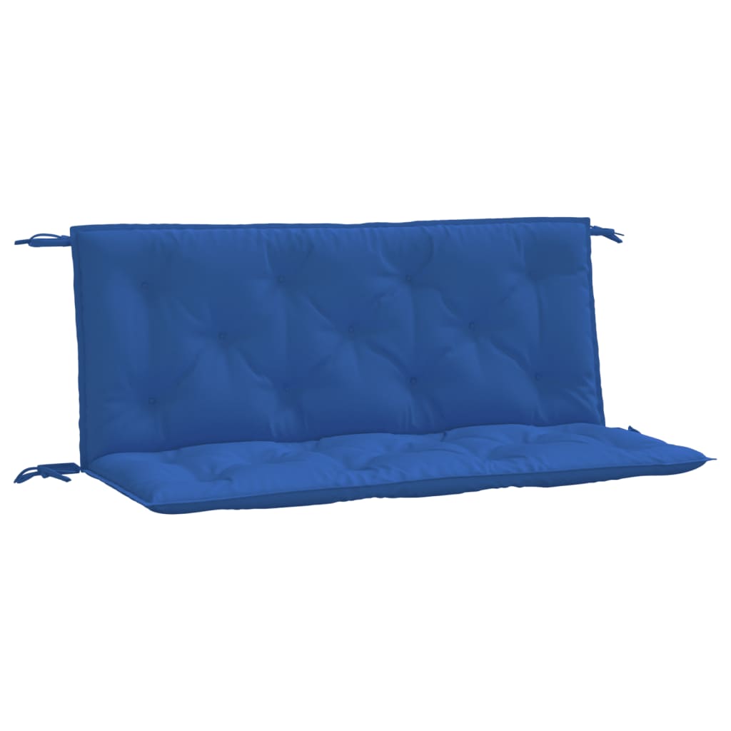 VidaXL Tuinbankkussens 2 st 120x50x7 cm oxford stof blauw