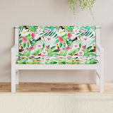 Vidaxl tuinbankkussens 2 st 120x50x7 cm stof meerkleurig