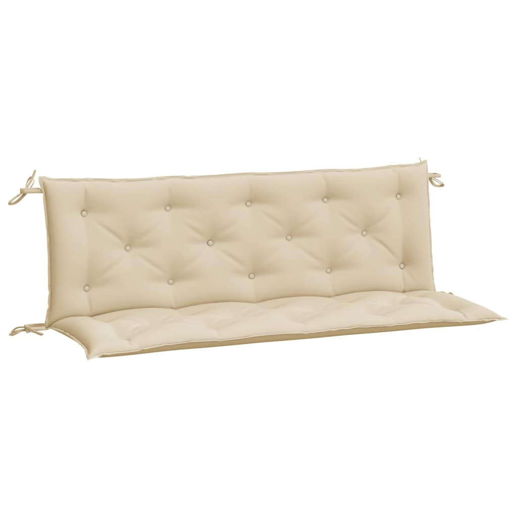 Vidaxl tuinbankkussens 2 st 150x50x7 cm oxford stof beige