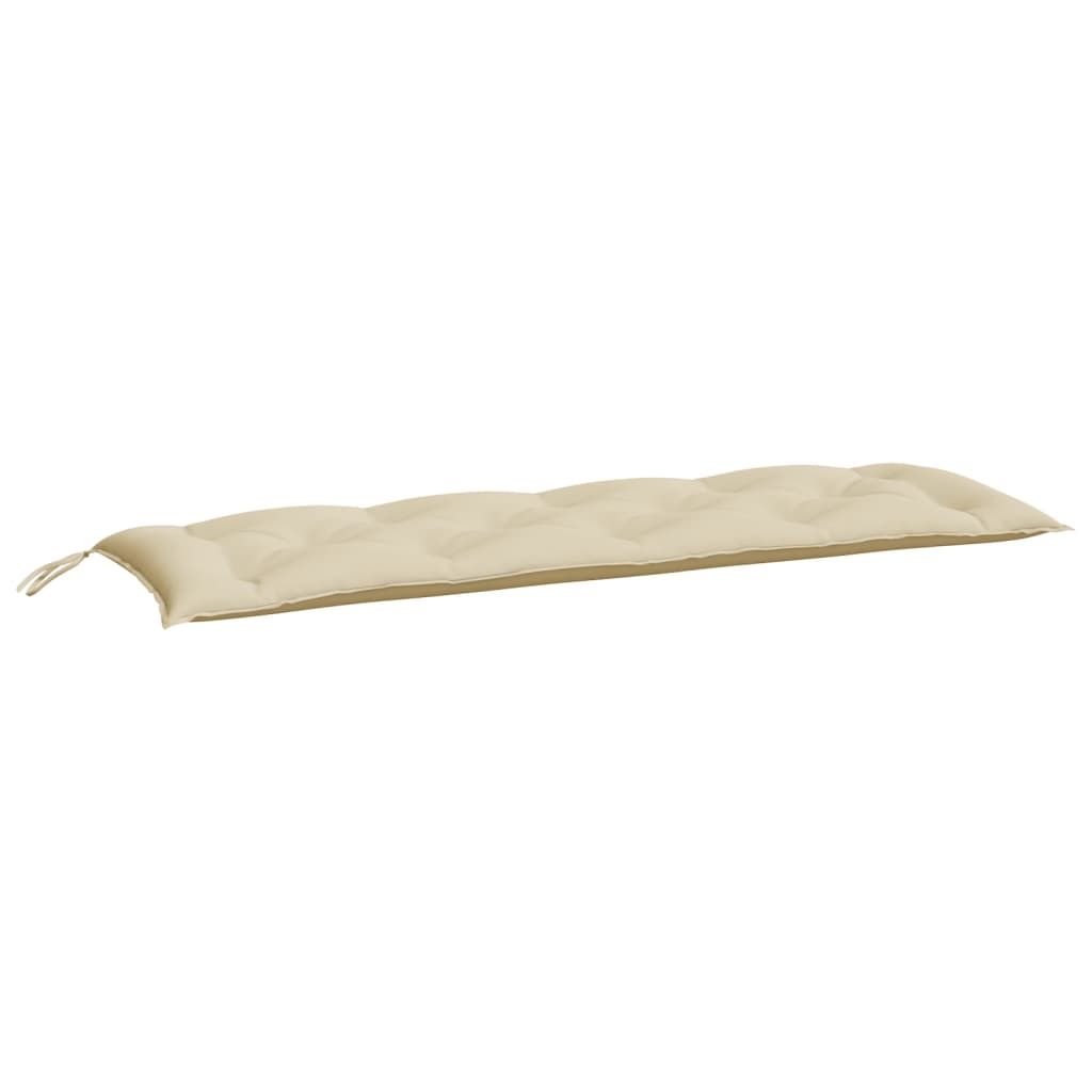 Vidaxl tuinbankkussens 2 st 150x50x7 cm oxford stof beige