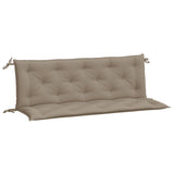 Vidaxl tuinbankkussens 2 st 150x50x7 cm oxford stof taupe