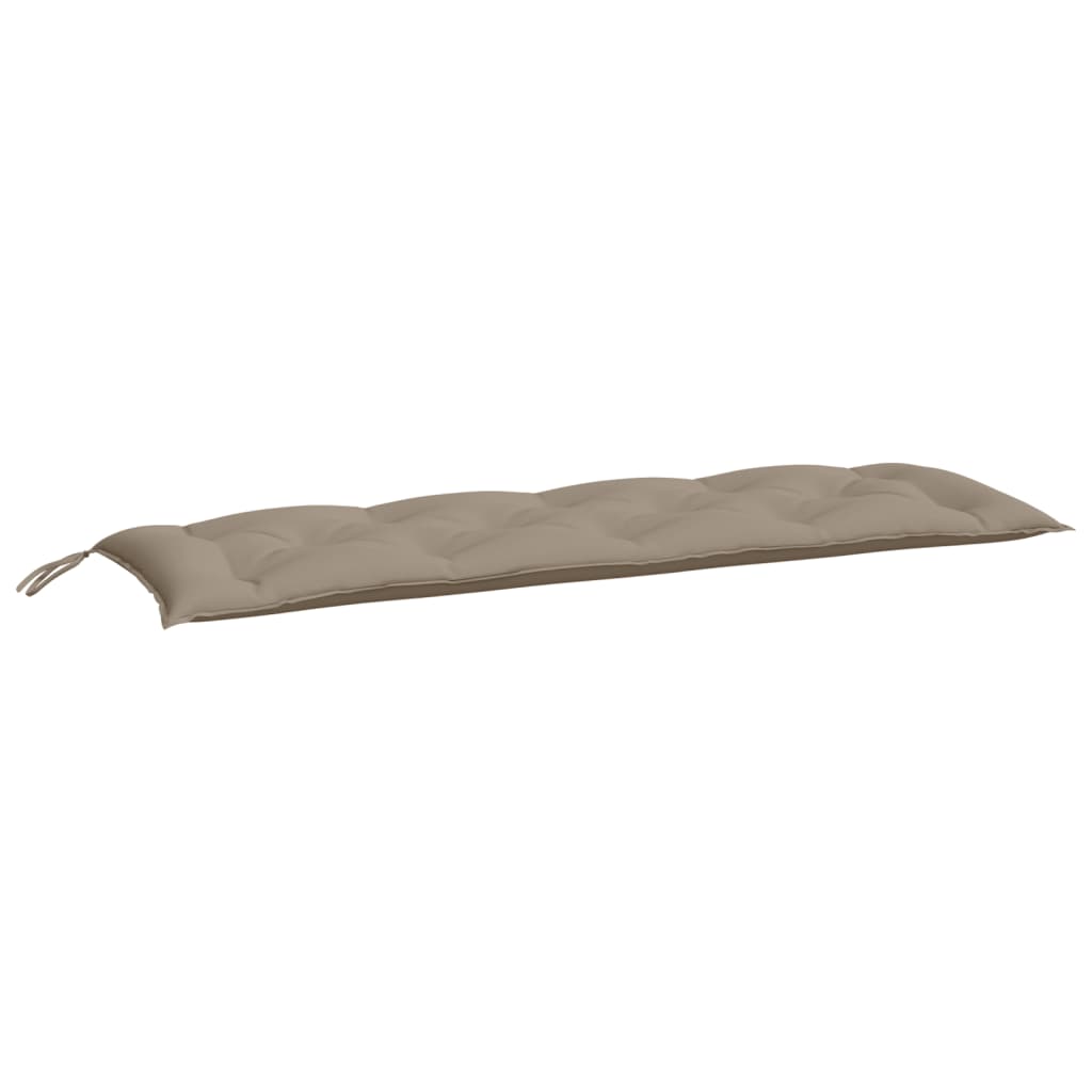 Vidaxl tuinbankkussens 2 st 150x50x7 cm oxford stof taupe