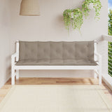 Vidaxl tuinbankkussens 2 st 180x50x7 cm oxford stof taupe