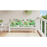 Vidaxl tuinbankkussens 2 st 200x50x7 cm stof meerkleurig