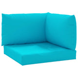 Vidaxl palletkussens 3 st oxford stof turquoise