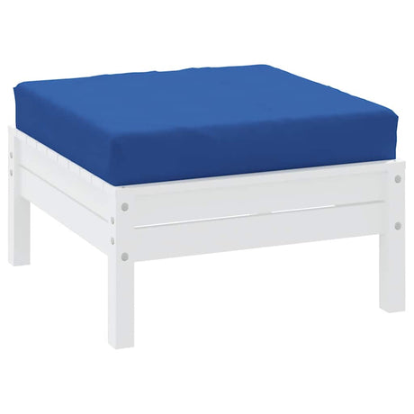 Vidaxl palletkussen 60x60x9,5 cm oxford stof blauw