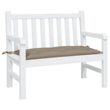 Vidaxl tuinbankkussen 110x50x7 cm oxford stof taupe