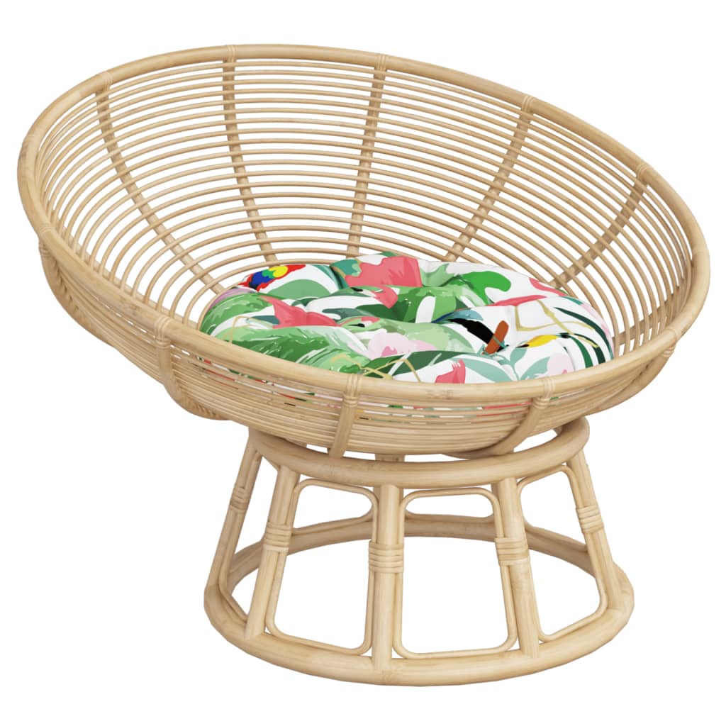 VidaXL Kussen rond Ø 60x11 cm oxford stof meerkleurig