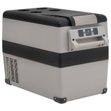 VidaXL Koelbox met handvat 45 L PP PE zwart en wit