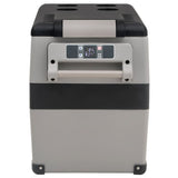 VidaXL Koelbox met handvat 45 L PP PE zwart en wit