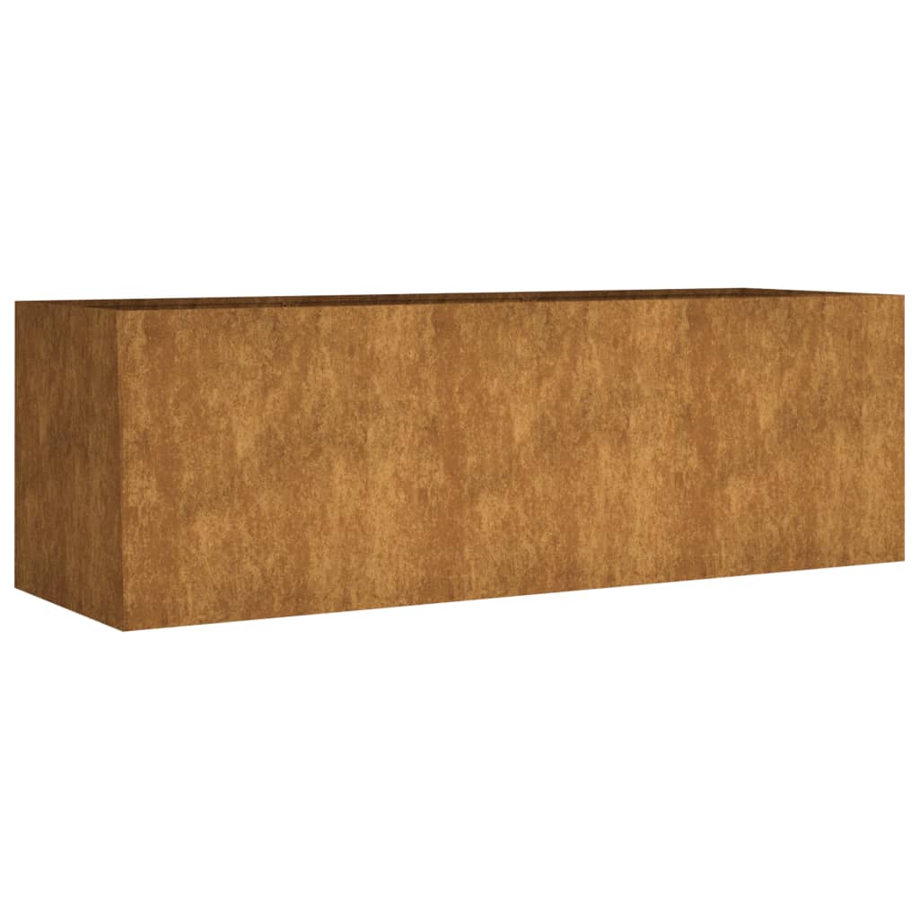 Vidaxl plantenbak verhoogd 120x40x40 cm cortenstaal