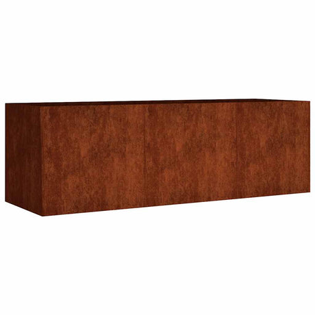 Vidaxl plantenbak verhoogd 120x40x40 cm cortenstaal