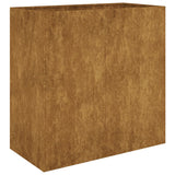 Vidaxl plantenbak 80x40x80 cm cortenstaal