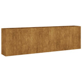 VidaXL Plantenbak verhoogd 280x40x80 cm cortenstaal