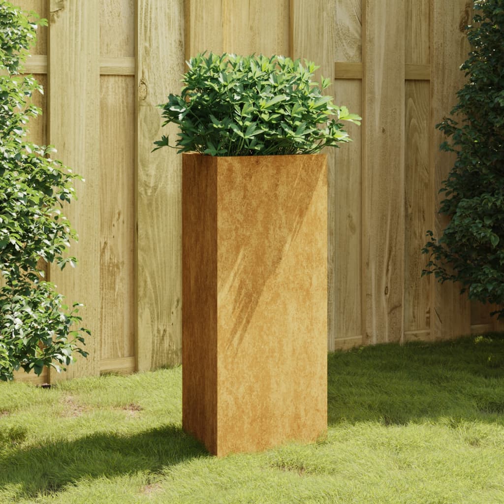 Vidaxl plantenbak 40x34,5x75 cm cortenstaal