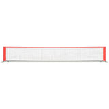 Vidaxl tennisnet 600x100x87 cm polyester zwart en rood