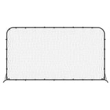 Vidaxl voetbal rebounder 366x90x183 cm hdpe zwart