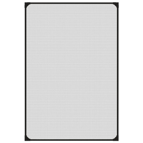 Vidaxl insectenhor voor ramen magnetisch 80x120 cm antracietkleurig
