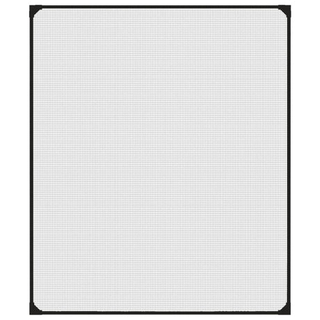 Vidaxl insectenhor voor ramen magnetisch 100x120 cm antracietkleurig