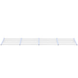 Vidaxl deurluifel 396x90 cm polycarbonaat grijs en transparant