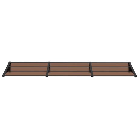 Vidaxl deurluifel 297,5x90 cm polycarbonaat zwart